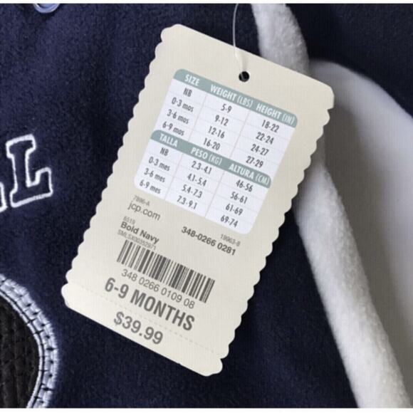 NWT Arizona Fleece Bunting Coat Size 6-9m - Picture 4 of 5